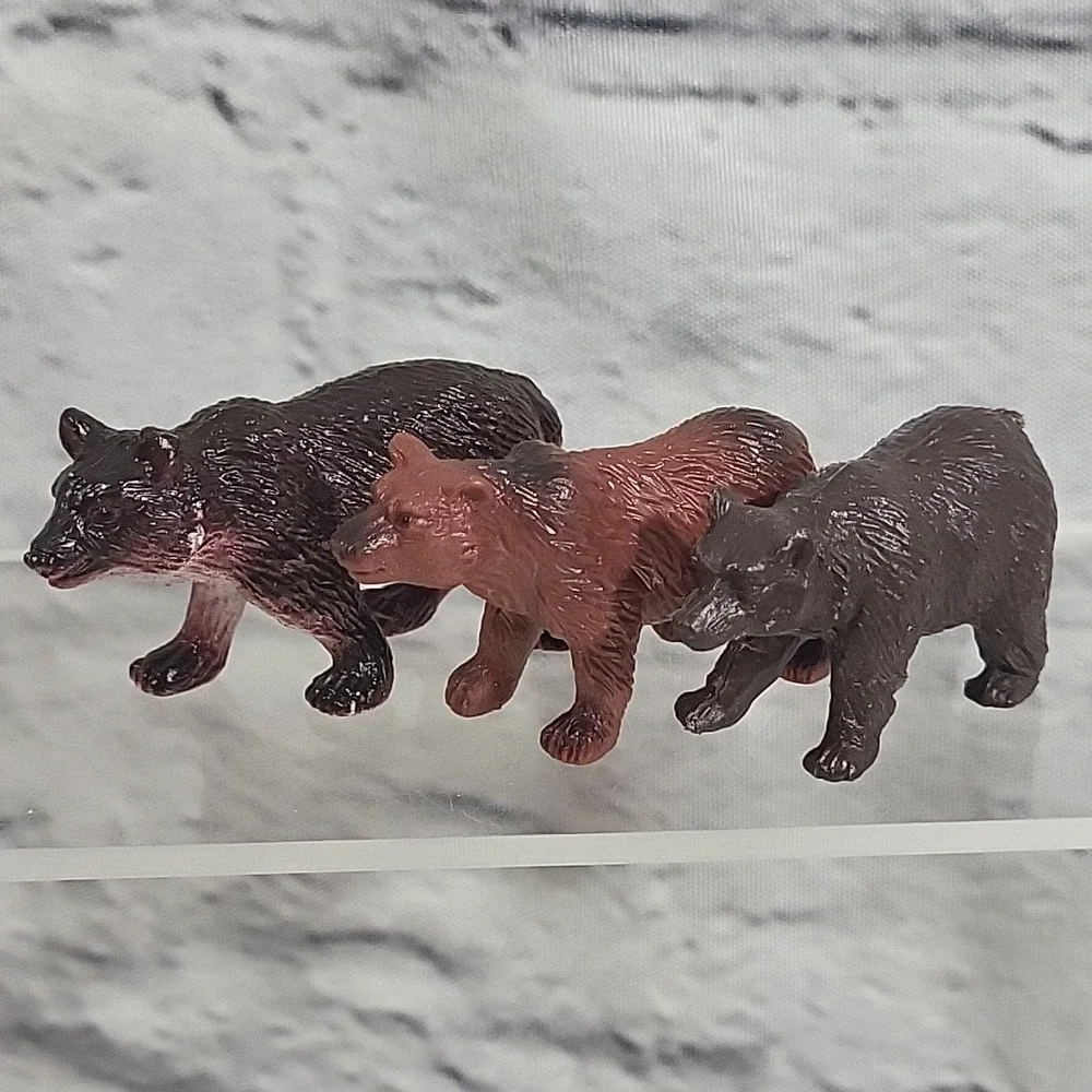 Animal Figures‎ Bears Lot Of 8 Polar Bears Pandas Brown Cubs Wildlife